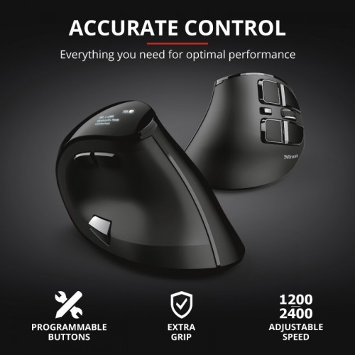 Trust Voxx mouse Wireless a RF + Bluetooth...