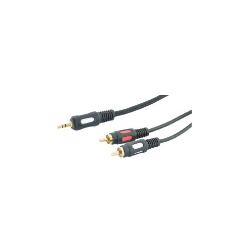nuovaVideosuono 3.5mm-2xRCA 1.5m M-M cavo audio...