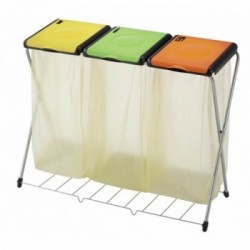 Gimi Nature Plus 3 Rettangolare Verde, Arancione, Giallo Resina, Acciaio