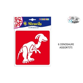 CREATIVE STENCILS DINOSAURI...