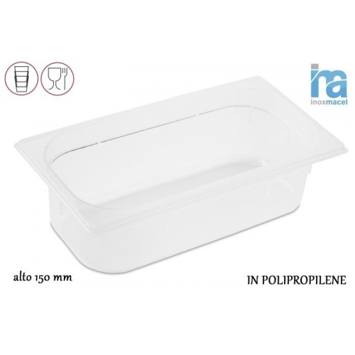 GASTRON.POLIPROP.VASCHETTA GN1/3 H150