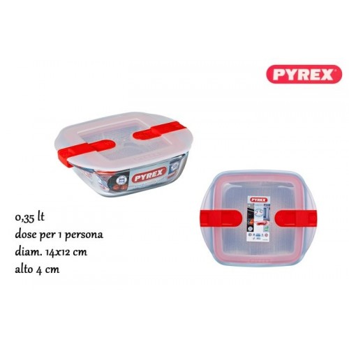 PYREX TEGAME QUADRO C/COP.14X12- 210PH