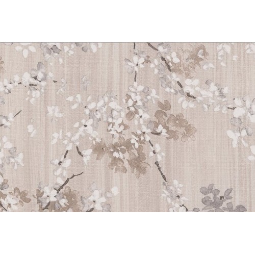 TOVAGLIA RETT.COTON/RES.FIORI BEIGE 180X140
