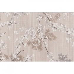TOVAGLIA RETT.COTON/RES.FIORI BEIGE 180X140