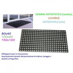 TAPPETO ZERBINO GOMMA QUARTA 80X 40