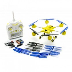 ODS Radiofly - Space Tronic // Mini Nero, Blu, Giallo 6 rotori 2 MP 650 mAh