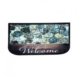 TAPPETO ZERBINO VERTIGO PORFIDO 75X45 MEZZALUNA