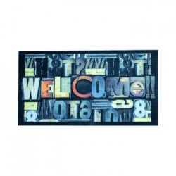 TAPPETO ZERBINO VERTIGO COLOR 80X50