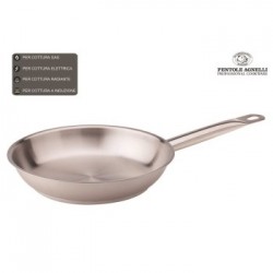 Pentole Agnelli 'Acciao Inox', Padella Ø 36 cm