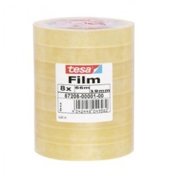TESA Standard 66 m Trasparente Polipropilene (PP) 8 pezzo(i)