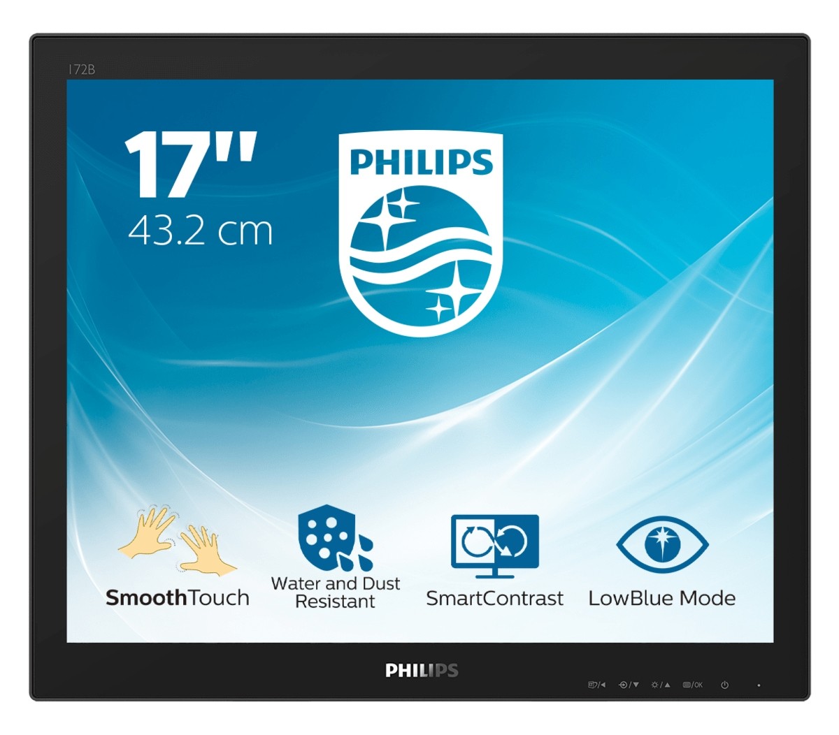 Philips 172B9TN/00 monitor piatto per PC 43,2 cm (17") 1280 x 1024 Pixel HD LCD Nero