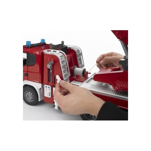 Bruder 03590 - Scania Camion Autoscala, con...