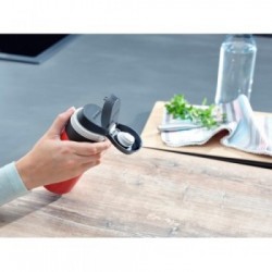 LEIFHEIT 03245 tazza da viaggio Nero, Rosso Acciaio inossidabile 350 ml