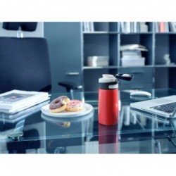 LEIFHEIT 03245 tazza da viaggio Nero, Rosso Acciaio inossidabile 350 ml