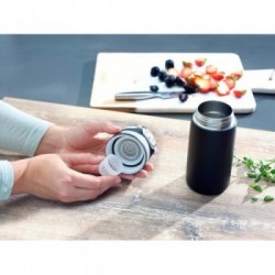 LEIFHEIT 03243 tazza da viaggio Nero Acciaio inossidabile 350 ml