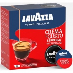Lavazza Crema e Gusto Capsule caffè Tostatura media 36 pezzo(i)