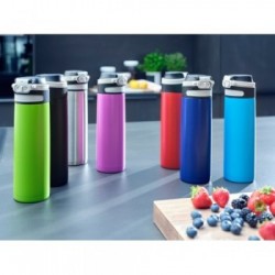 LEIFHEIT 03277 tazza da viaggio Nero, Verde Acciaio inossidabile 600 ml