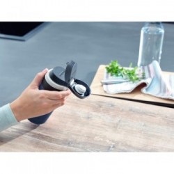 LEIFHEIT 03247 tazza da viaggio Nero, Blu Acciaio inossidabile 350 ml