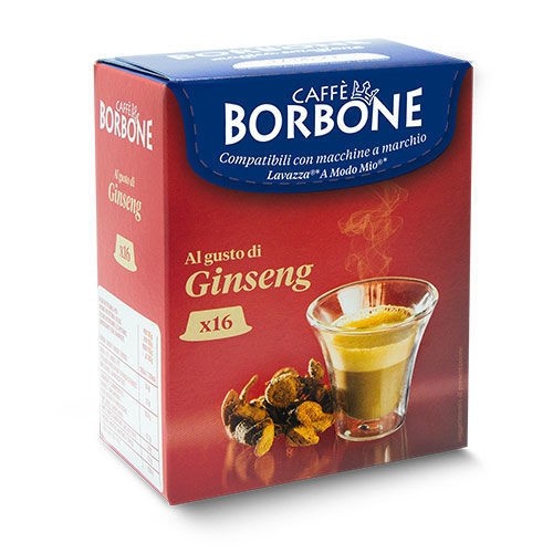 Caffe Borbone Al gusto di Ginseng Capsula di tè 16 pezzo(i)