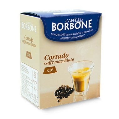 Caffe Borbone Cortado caffe macchiato Capsule caffè 16 pezzo(i)