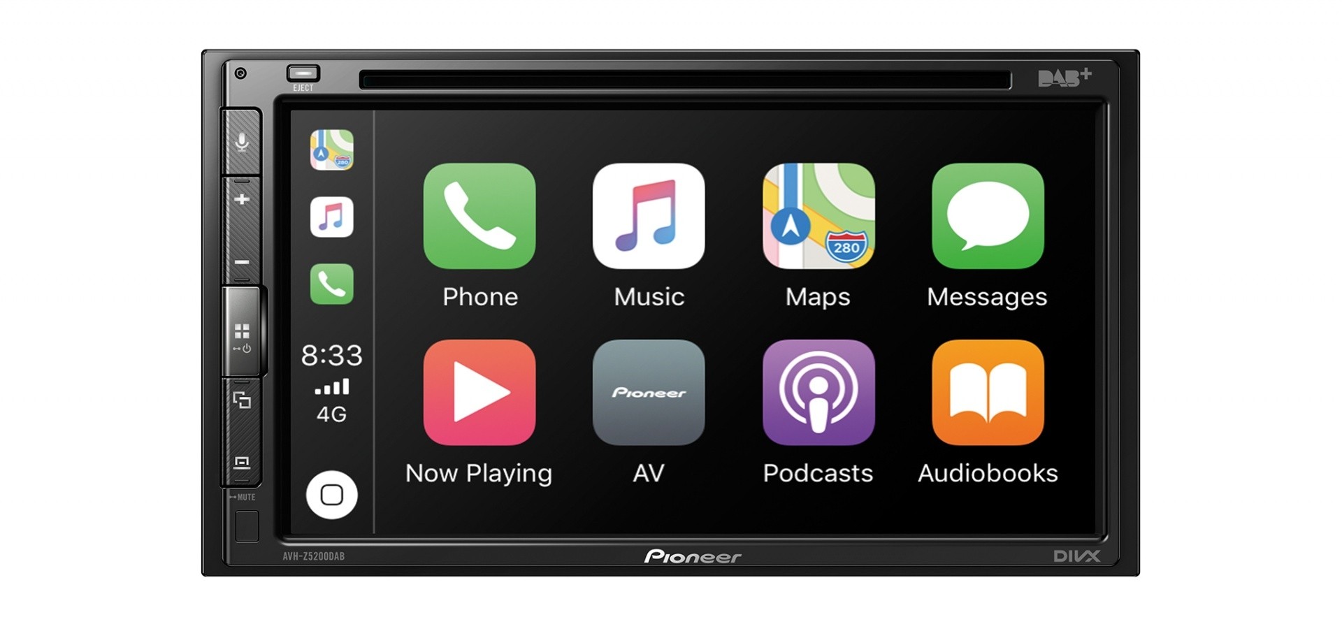 PIONEER AVH-Z5200DAB Smart Bluetooth Car Radio - Black
