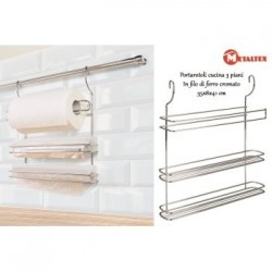 MENSOLA LONARDO CROM.P/ROTOLI 35X8 -350318