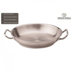 Pentole Agnelli 'Acciaio Inox', Tegame con 2 maniglie Ø 28 cm