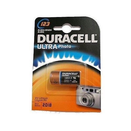 DURACELL 3V 123 LITIO FOTOGRAFIA