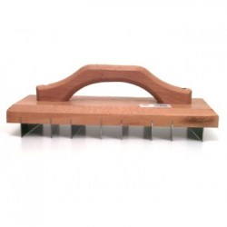 Pialla raschi assi con lama acciaio e manico legno 325x110 mm