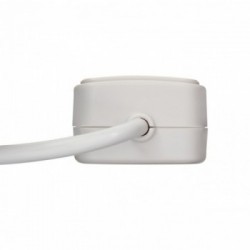 V7 Stabilizzatore di tensione a 6 prese Schuko casa/ufficio, cavo di 1,8 m, 1050 joule, bianco