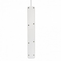 V7 Stabilizzatore di tensione a 6 prese Schuko casa/ufficio, cavo di 1,8 m, 1050 joule, bianco