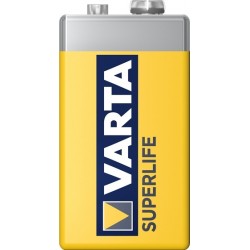 Varta Superlife 9V Batteria monouso Zinco-Carbonio