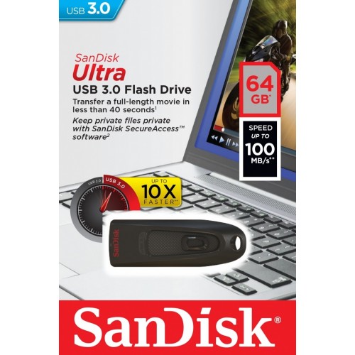 Sandisk Ultra unità flash USB 64 GB USB tipo A...