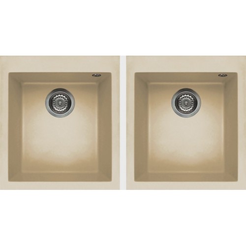 Elleci LKQ20095 - Lavello quadra 200, 2V,...