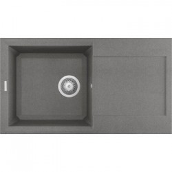 Elleci LGY29048 - Lavello easy 290, 78X43,5, 1VG, grigio cemento