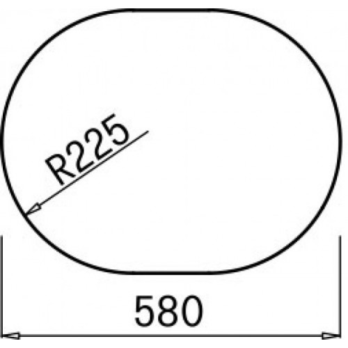Elleci LGYR6048 - Lavello easy ROUND, 600,...