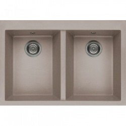 Elleci LGQ34043BTP - Lavello quadra 340, 80X53, 2V, tortora