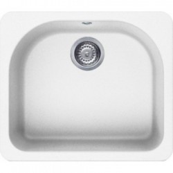 Elleci LGF18068BTP - Lavello fox 180, 60X52, 1V, bianco