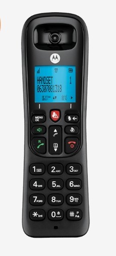 Motorola CD4001 Telefono DECT Nero Identificatore di chiamata