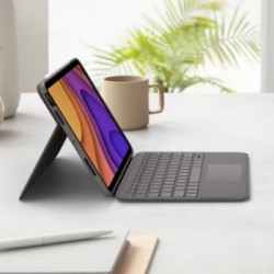 Logitech Folio Touch QWERTY Italiano Grigio Smart Connector