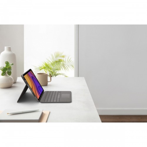 Logitech Folio Touch QWERTY Italiano Grigio...