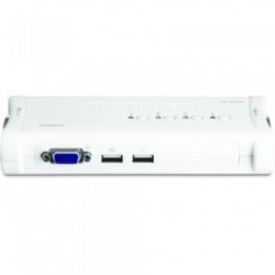 Trendnet TK-407K switch per keyboard-video-mouse (kvm) Blu