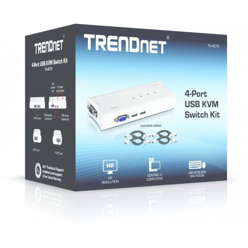 Trendnet TK-407K switch per...