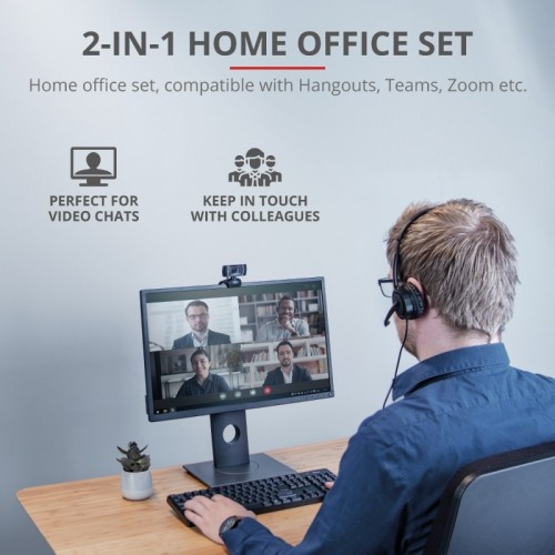 Trust Doba webcam 1280 x 720 Pixel USB Nero