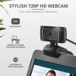Trust Doba webcam 1280 x 720 Pixel USB Nero