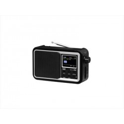 TREVI RADIO DAB 7F96 R NERA DAB/DAB+/FM, Bluetooth, display 2.4", orologio/sveglia