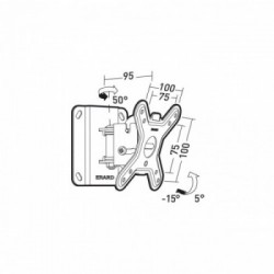 Erard CLIFF 100TW45 58,4 cm (23") Nero