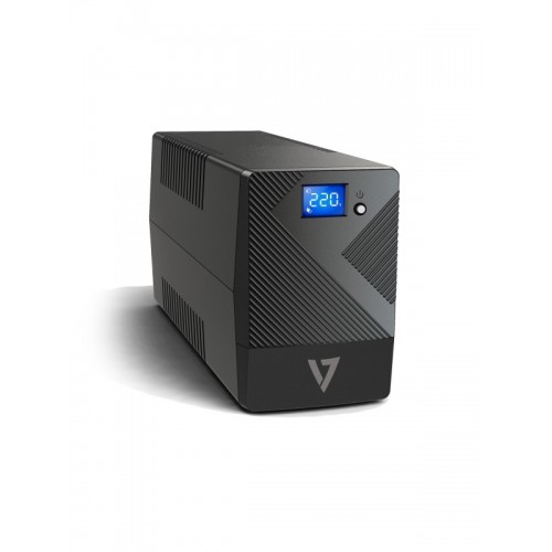 V7 UPS da scrivania UPS 600VA con 6 uscite, LCD...