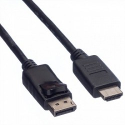 Value 11.99.5783 cavo e adattatore video 4,5 m DisplayPort Nero