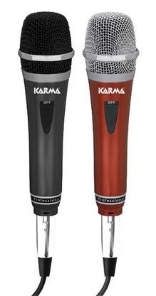 Karma Italiana DM 522 microfono Nero, Rosso